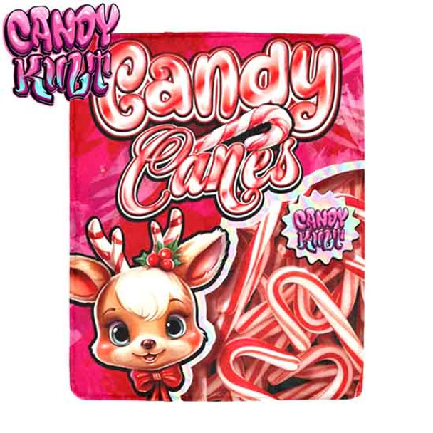 Packet Of Candy Canes Candy Kult Micro Fleece Blanket