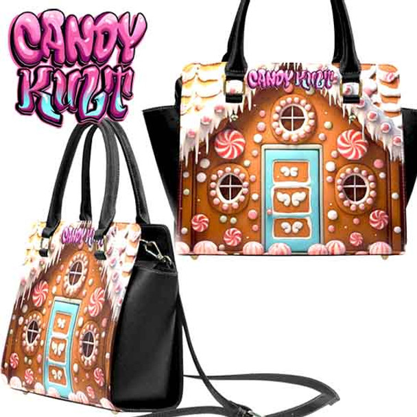 Gingerbread House Candy Kult Crossbody Handbag