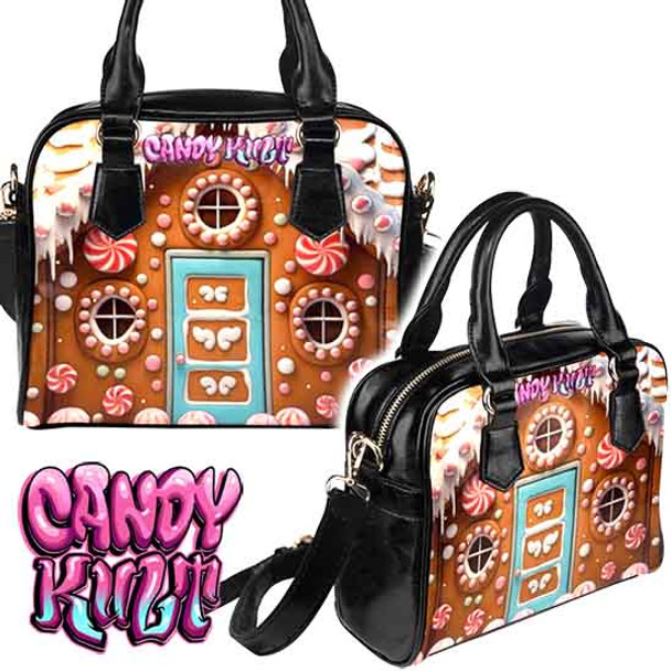 Gingerbread House Candy Kult Classic Convertible Crossbody Handbag