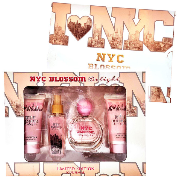 NYC Blossom Fragrance Bath & Body Set