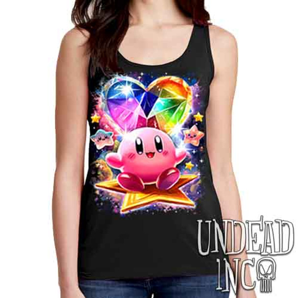 Kirby Crystal Heart - Ladies Singlet Tank