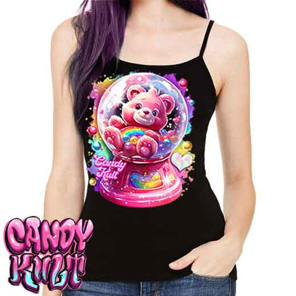 Care-A-Lot Gumball Machine Retro Candy - Petite Slim Fit Tank