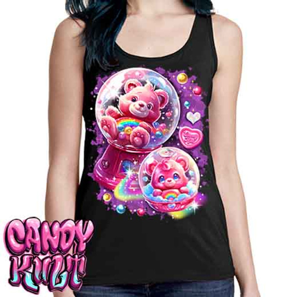 Gumball Wishes Retro Candy - Ladies Singlet Tank