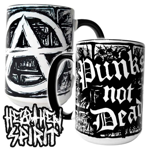 Punks Not Dead Heathen Spirit Large Mug