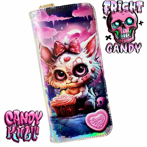 From Paris To The Grave Fright Candy Long Line Wallet