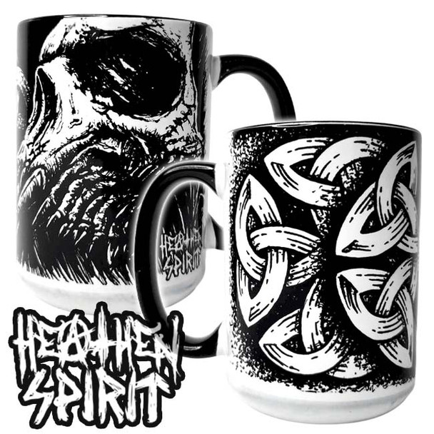 Valhalla Skull Heathen Spirit Large Mug
