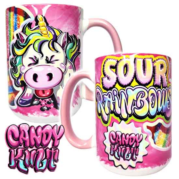 Sour Rainbows Candy Kult Large Mug