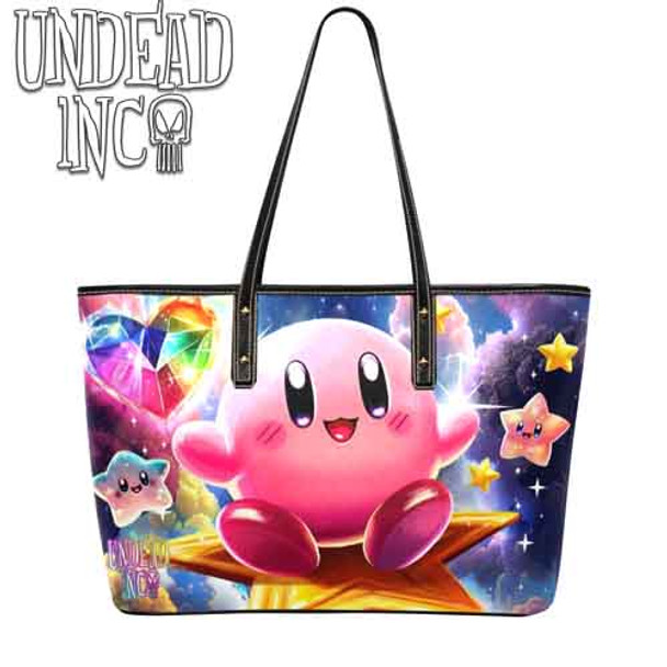 Kirby Crystal Heart Large Pu Leather Handbag / Shoulder Bag