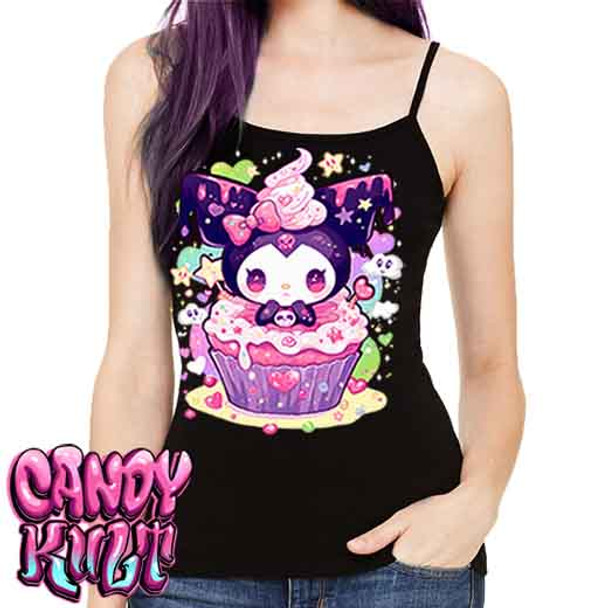 Spookycore Cupcake Kawaii Candy - Petite Slim Fit Tank