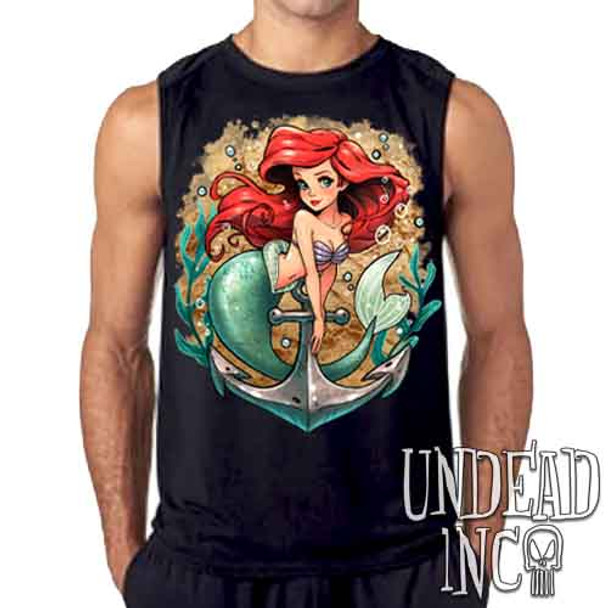 Ariel Anchor Tattoo Art - Mens Sleeveless Shirt