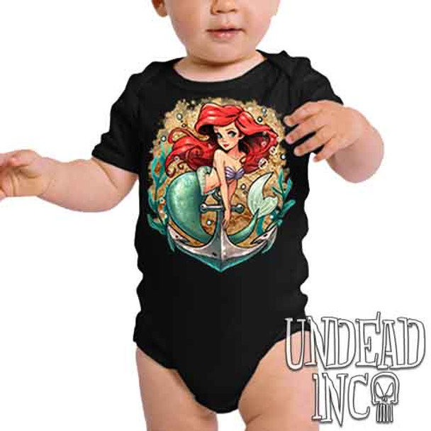 Ariel Anchor Tattoo Art - Infant Onesie Romper