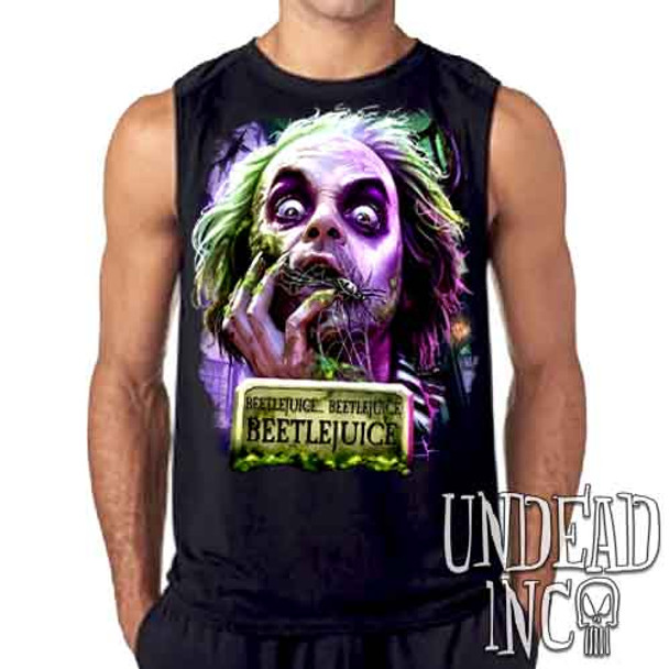 Beetlejuice Say It 3 Times - Mens Sleeveless Shirt