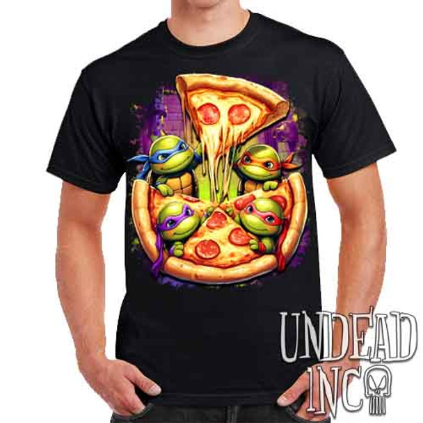 Ninja Turtles Pizza - Mens T Shirt