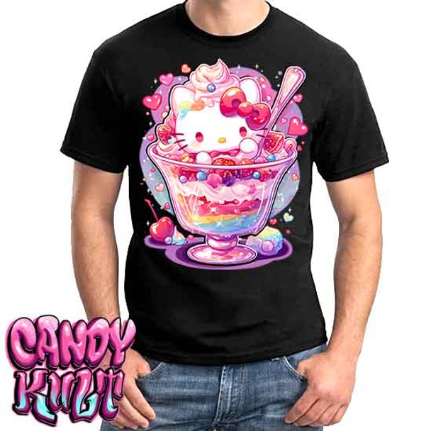 Sundae Kitty Kawaii Candy - Mens T Shirt