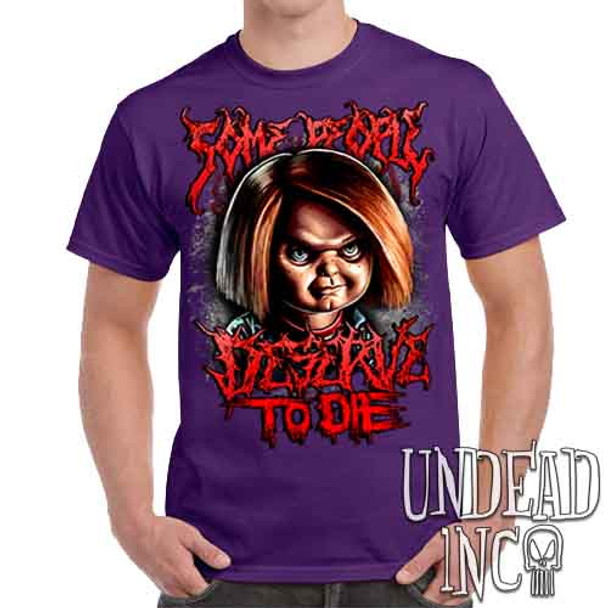 Chucky "Some People" - Men's Purple T-Shirt