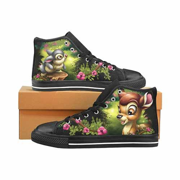 Bambi & Thumper Men’s Classic High Top Canvas Shoes