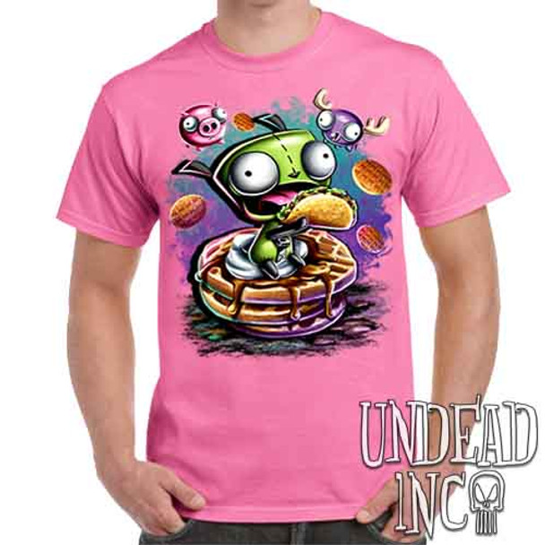 Invader Zim Gir Waffles - Men's Pink T-Shirt