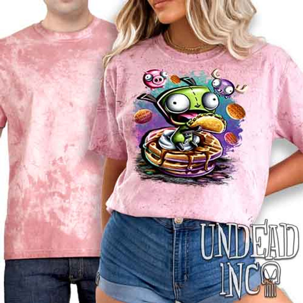 Invader Zim Gir Waffles - UNISEX COLOUR BLAST CLAY T-Shirt