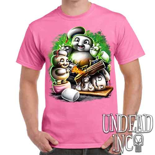 Mini Puft Madness - Men's Pink T-Shirt