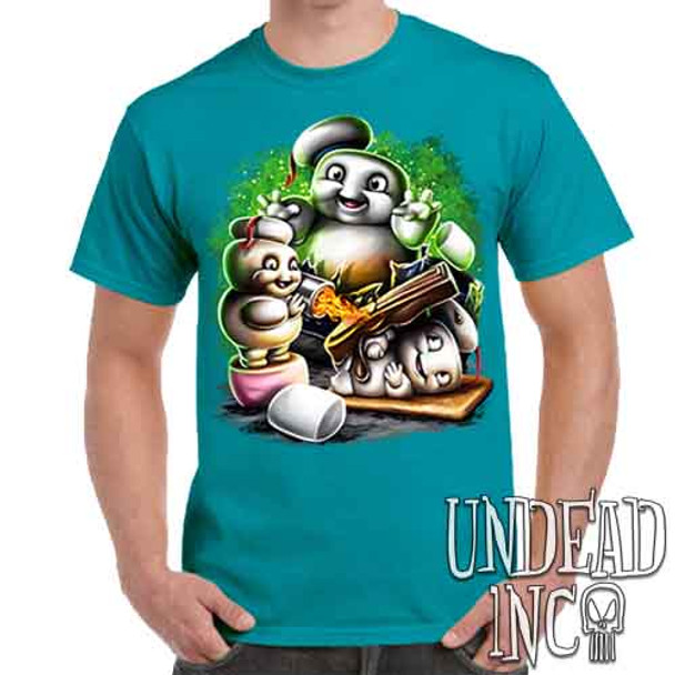 Mini Puft Madness - Men's Teal T-Shirt