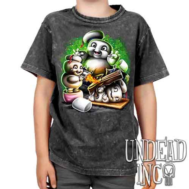 Mini Puft Madness - Kids Unisex STONE WASH Girls and Boys T shirt