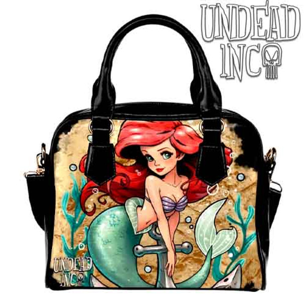 Ariel Anchor Tattoo Art Undead Inc Shoulder / Hand Bag