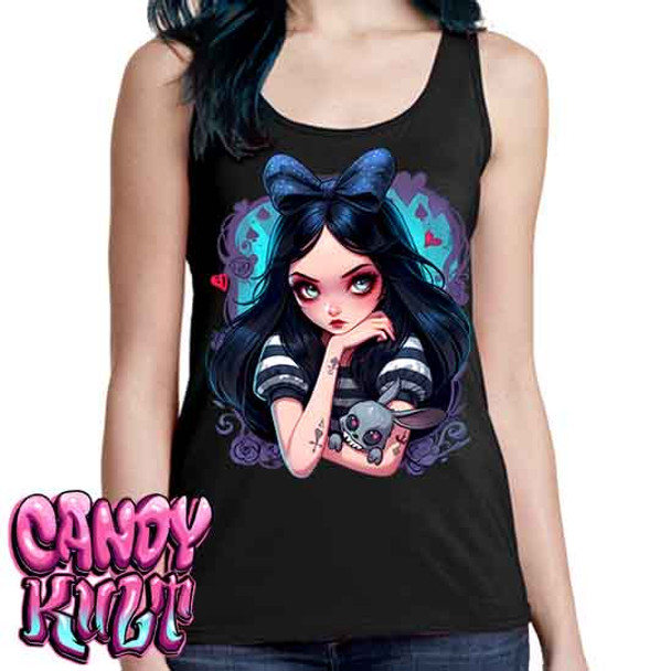 Gothic Wonderland Fright Candy - Ladies Singlet Tank