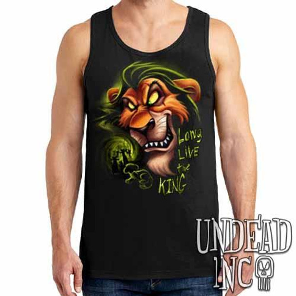 Villains Scar "Long live the king" Lion King - Mens Tank Singlet