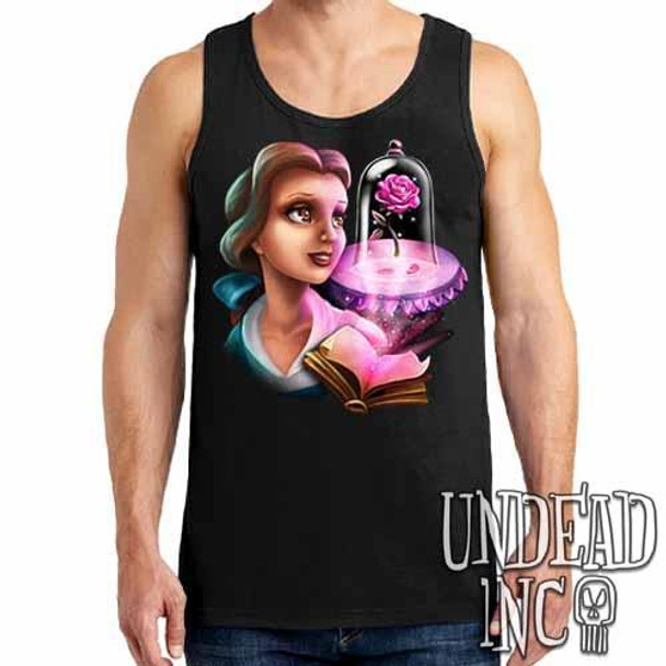 Story Book Belle Beauty and the Beast - Mens Tank Singlet