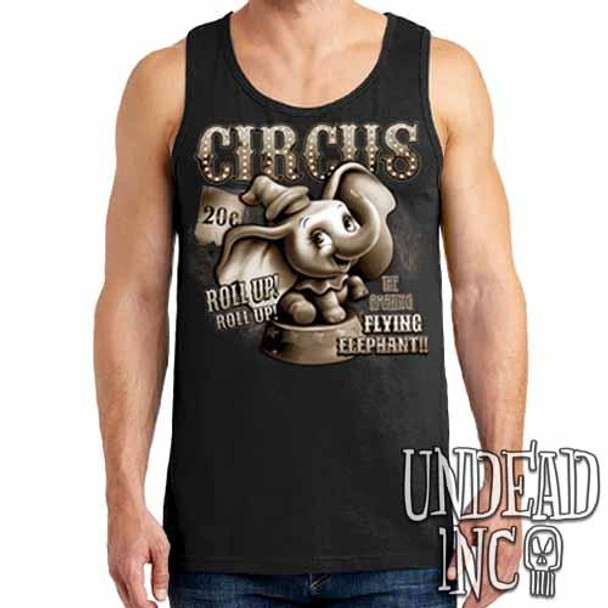 Dumbo Circus Vintage Mens Tank Singlet