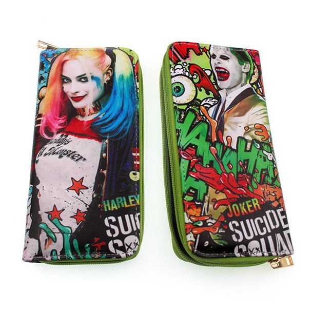 Suicide Squad Harley Quinn & Joker Graffiti Long Line Wallet Purse