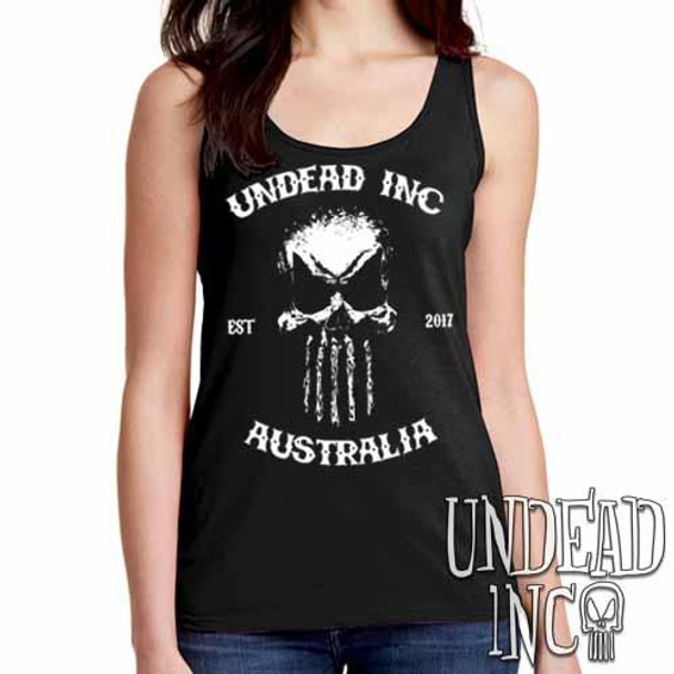 Undead Inc Australia Mortis Skull Rocker - Ladies Singlet Tank