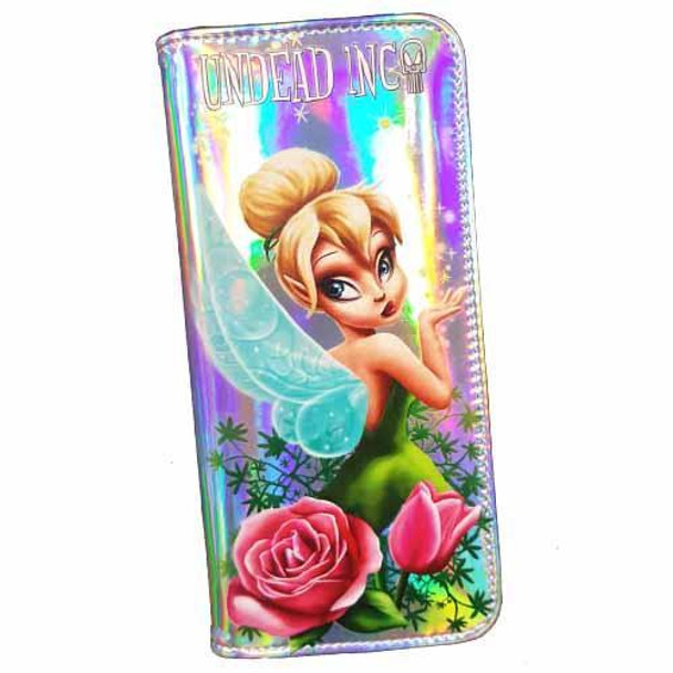 Tinkerbell Undead Inc Hologram Long Line Wallet Purse