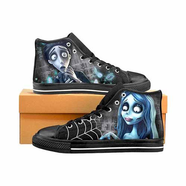 Corpse Bride Men’s Classic High Top Canvas Shoes