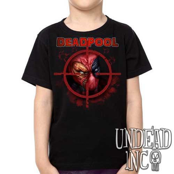 Marvel Comics Deadpool - Kids Unisex Girls and Boys T shirt Clothing