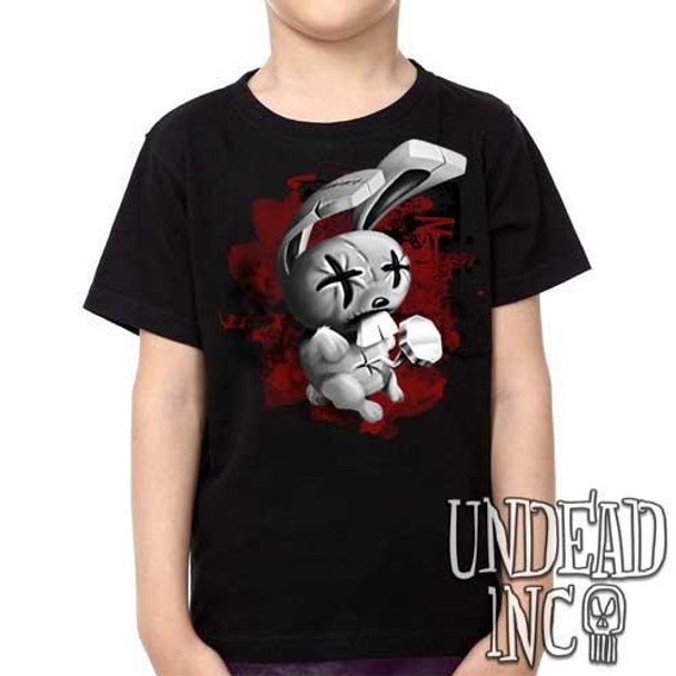 JTHM Nailbunny Johnny the Homicidal Maniac black grey - Kids Unisex Girls and Boys T shirt Clothing