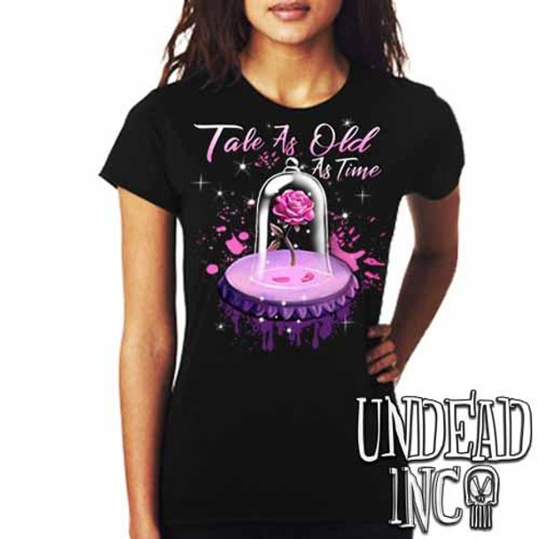 Tale As Old As Time Enchanted Rose - Ladies T Shirt