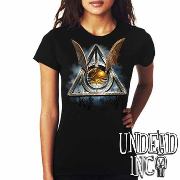 Deathly Hallows Snitch - Ladies T Shirt