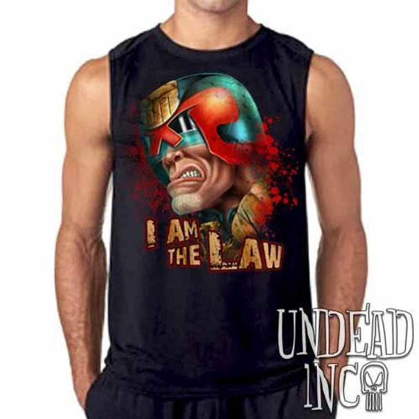 Judge Dredd I AM THE LAW Mens Sleeveless Shirt