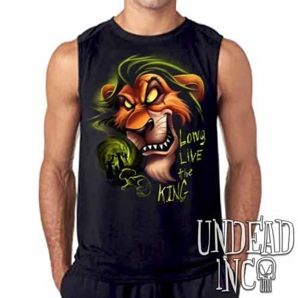 Villains Scar "Long live the king" Lion King  Mens Sleeveless Shirt