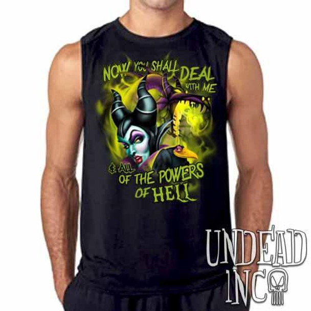 Villains Maleficent - All the Powers of Hell Mens Sleeveless Shirt