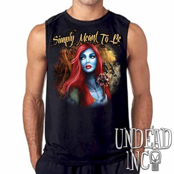 Simply Meant To Be Sally - Nightmare Before Christmas Mens Sleeveless Shirt