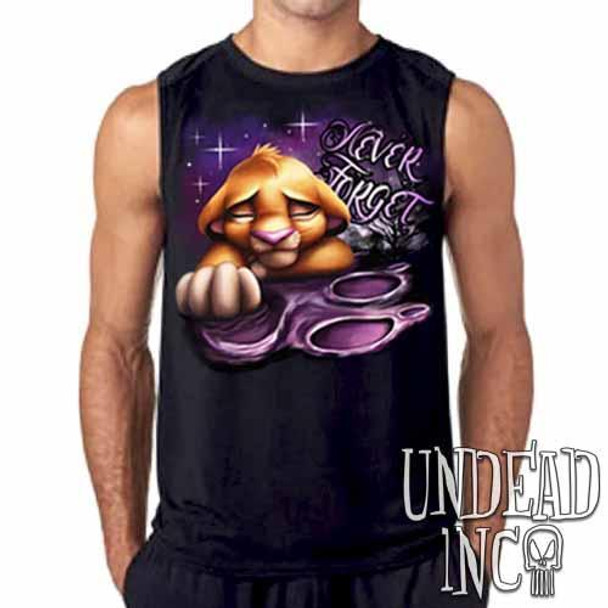 Lion King Simba Never Forget Mens Sleeveless Shirt