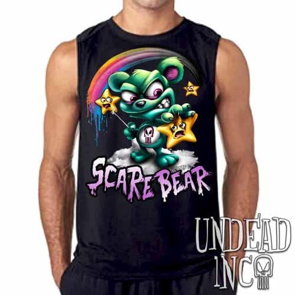 Undead Inc Scare Bear Hunting Stars Mens Sleeveless Shirt