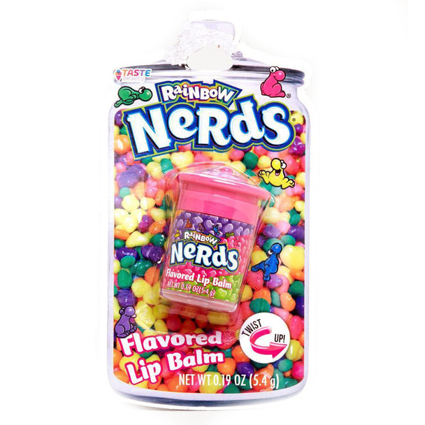 Wonka Rainbow Nerds Candy Jar Flavoured Lip Balm
