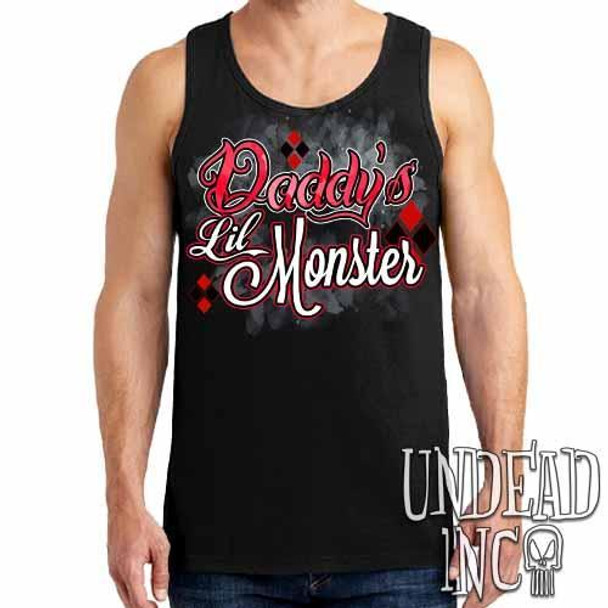 Harley Quinn Daddy's Lil Monster - Mens Tank Singlet