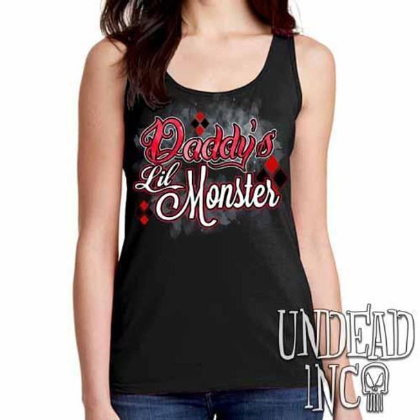 Harley Quinn Daddy's Lil Monster - Ladies Singlet Tank