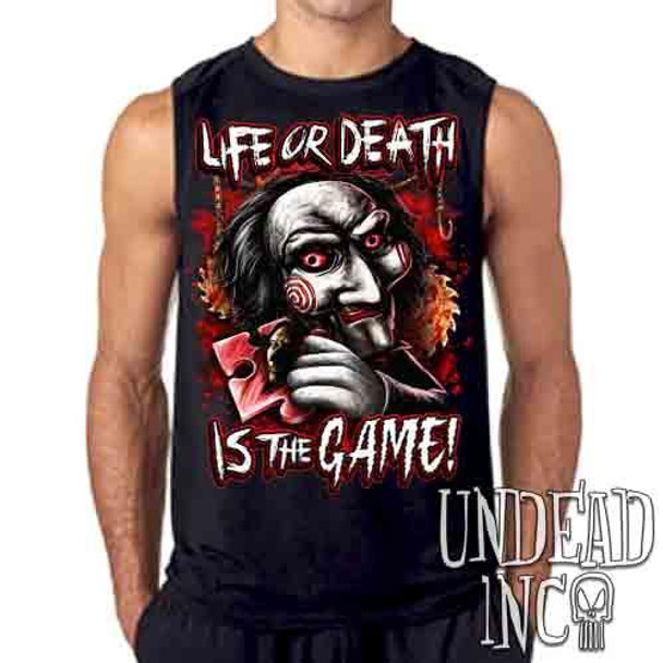 SAW Puppet Life Or Death - Mens Sleeveless Shirt