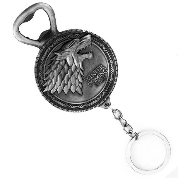 Game Of Thrones Winter Is Coming - Bottle Opener Key Ring Chain