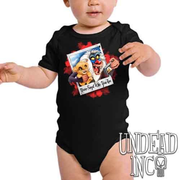 The Lion King Simba and Rafiki Selfie - Infant Onesie Romper